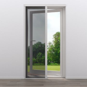 Plisséhordeur Easy Gebroken wit 96x260cm